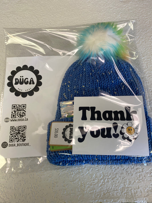 BLUEBERRY BLISS CUPCAKE KNIT HAT