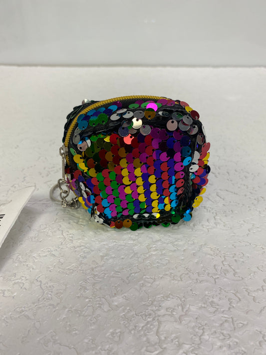 KEYCHAIN COIN BAG RAINBOW