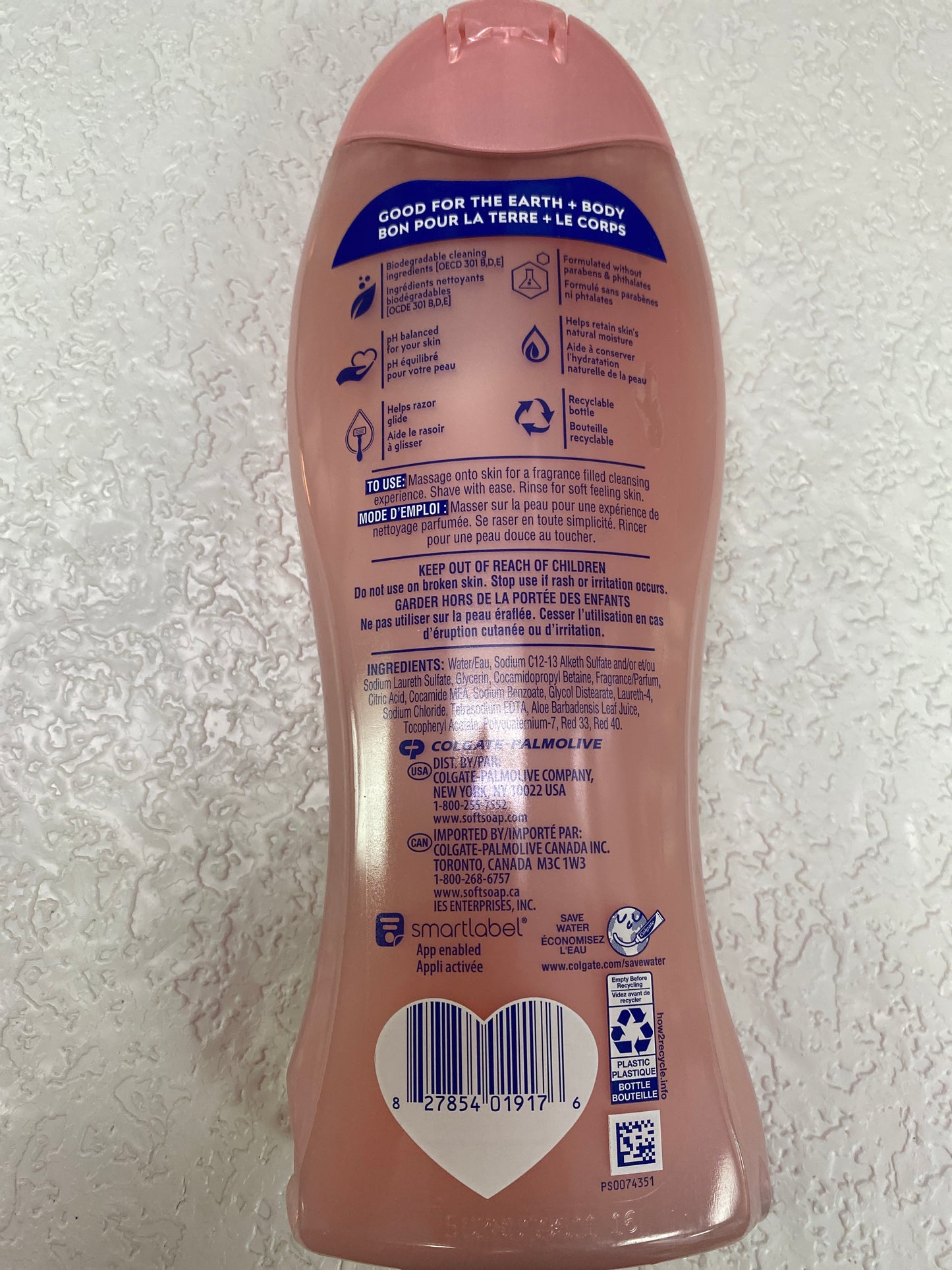 SOFTSOAP BODY WASH & SHAVE GEL STRAWBERRY