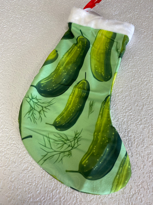 PICKLE CHRISTMAS STOCKING
