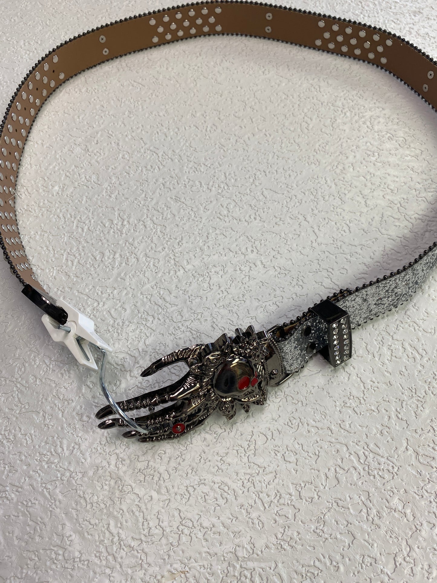 GHOST HAND BELT PUNK STYLE SILVER