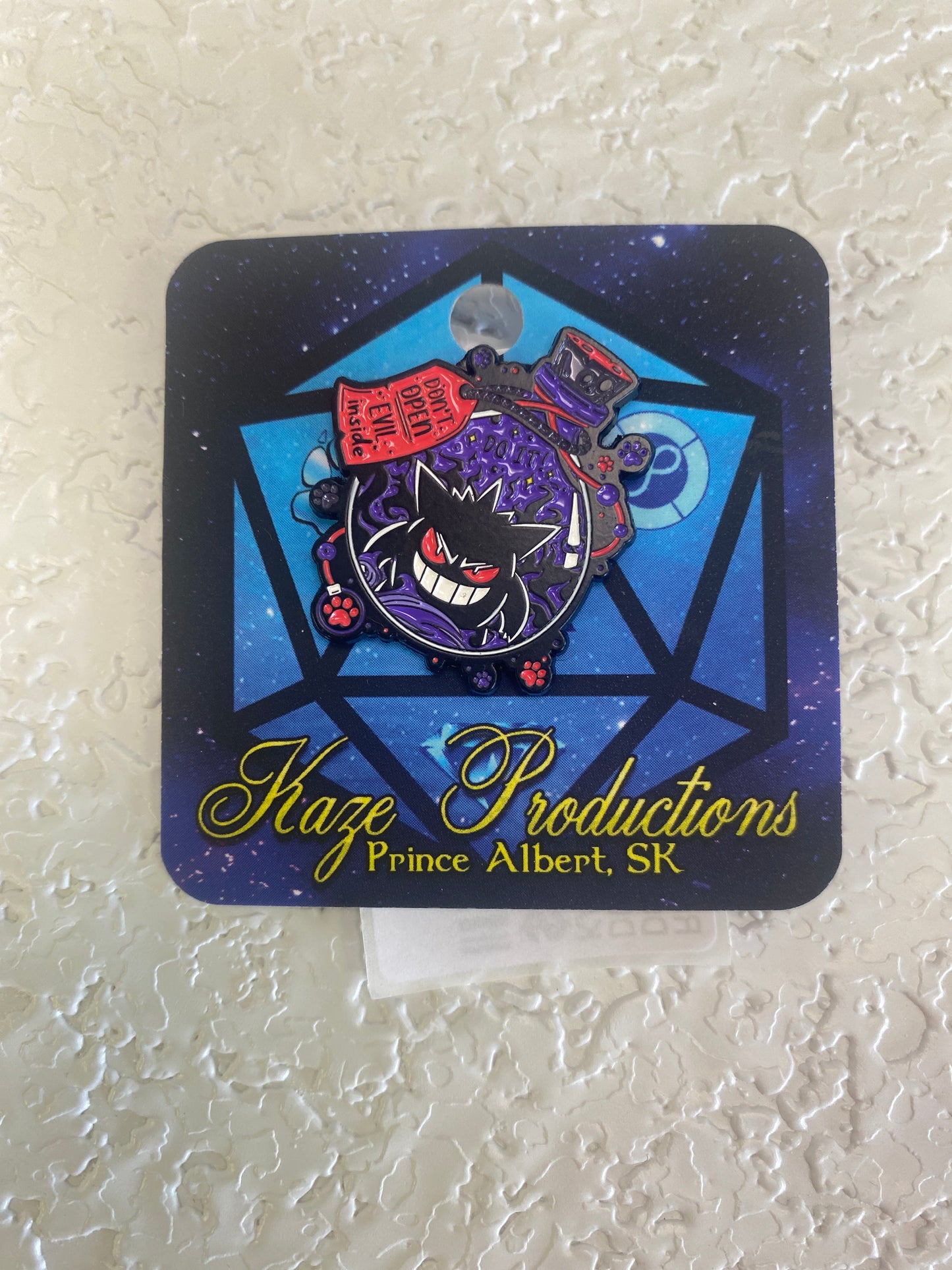 DONT OPEN EVIL INSIDE PIN