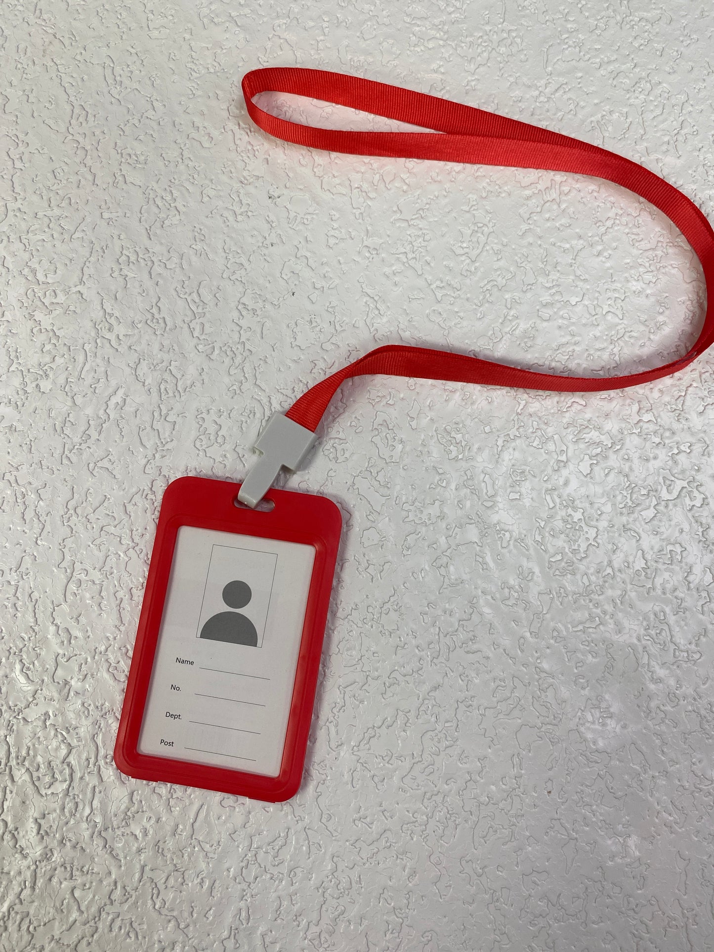 RED BADGE ID HOLDER