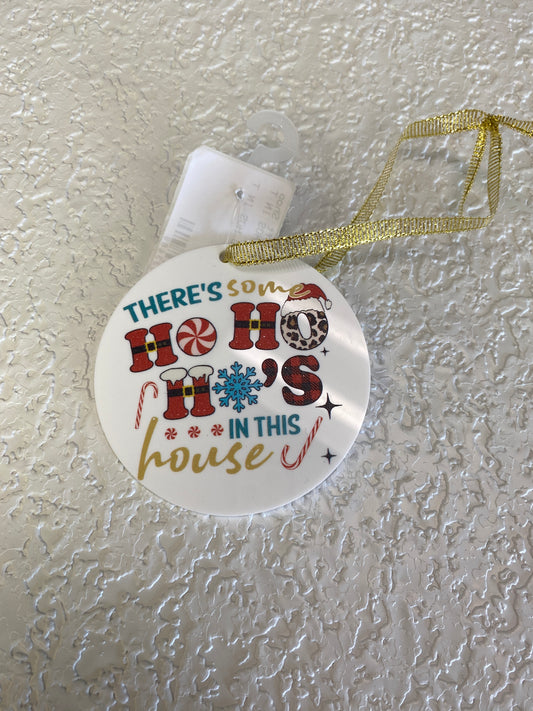 THERES SOME HO HO HOS IN THIS HOUSE ORN