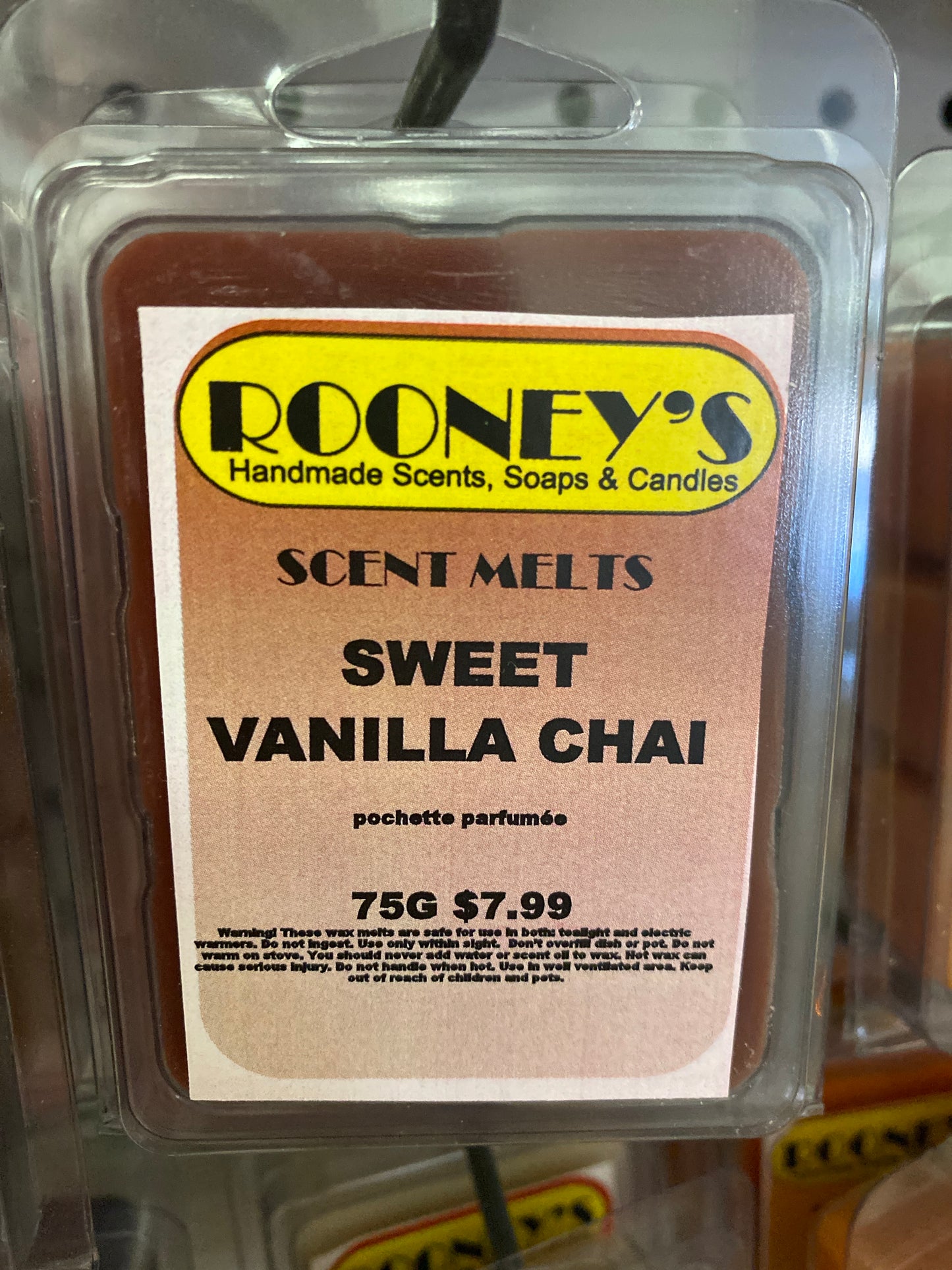SWEET VANILLA CHAI SCENT MELT