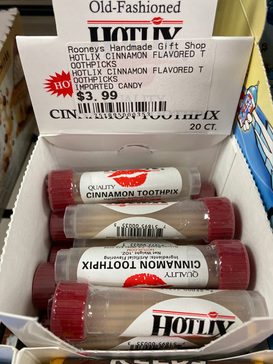 HOTLIX CINNAMON FLAVORED TOOTHPICKS
