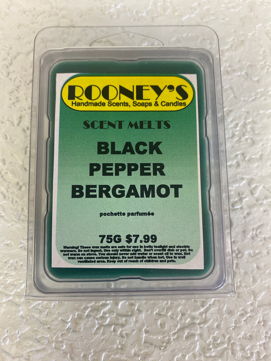 BLACK PEPPER BERGAMOT SCENT MELTS