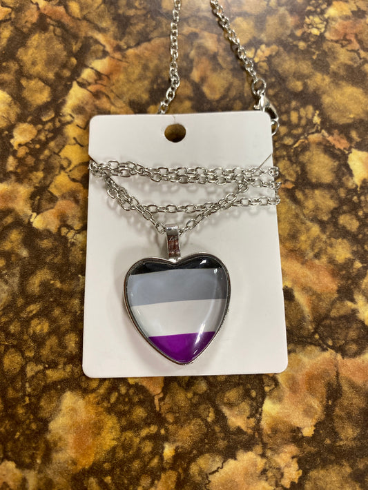 A SEXUAL PRIDE HEART NECKLACE