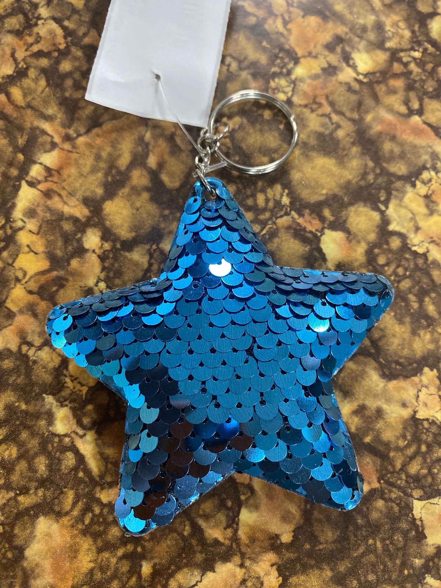 BLUE STAR SEQUENCE KEYCHAIN