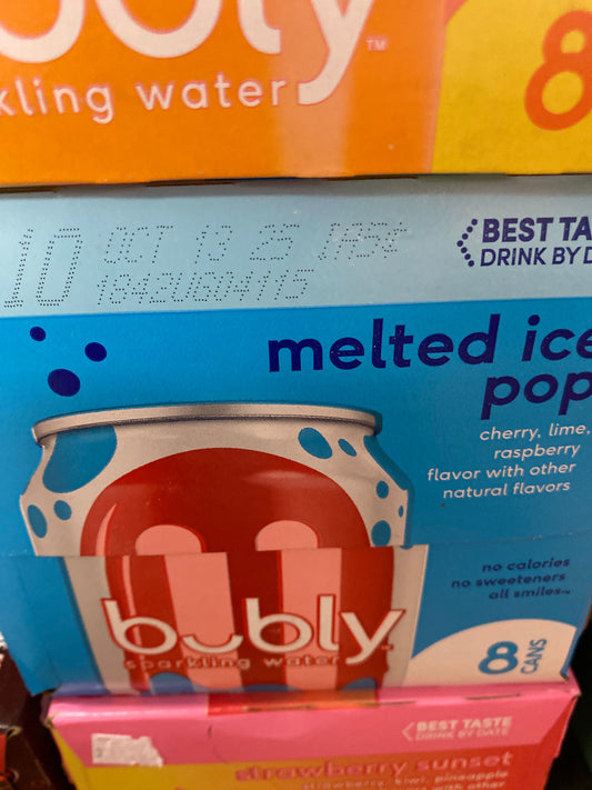 BUBLY MELTED ICE POP 8PK