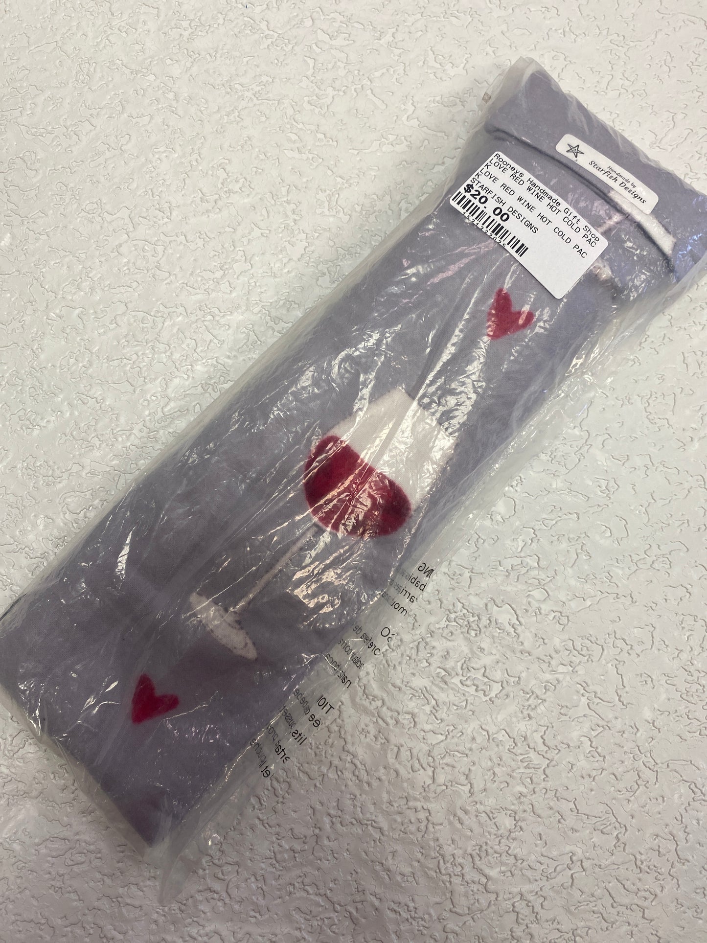 LOVE RED WINE HOT COLD PACK