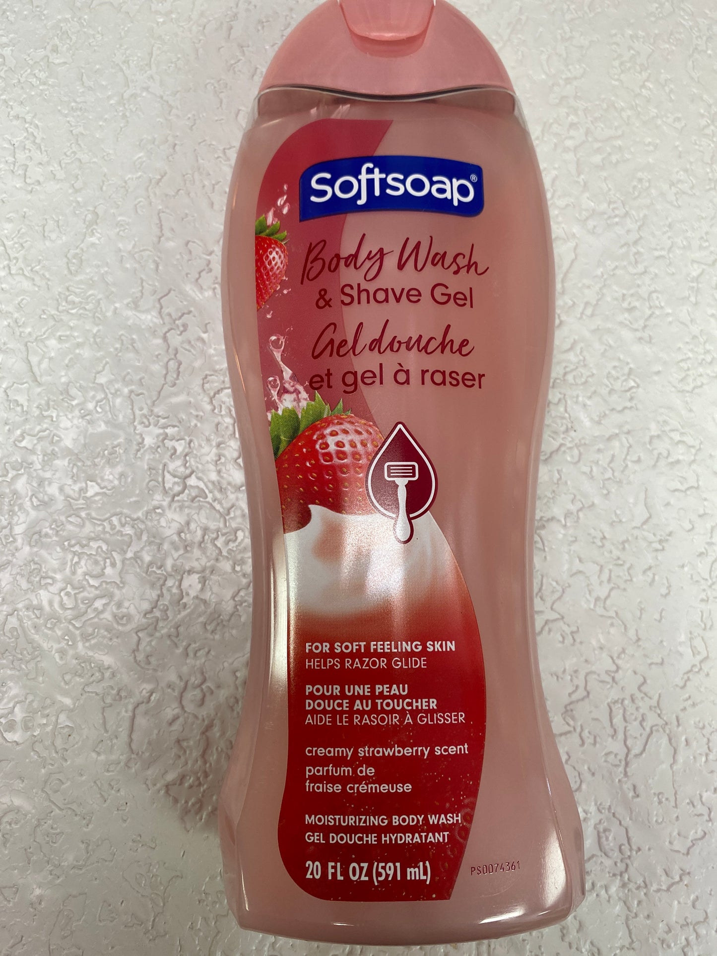 SOFTSOAP BODY WASH & SHAVE GEL STRAWBERRY