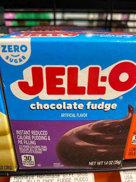 USA JELLO CHOC FUDGE PUDDING MIX
