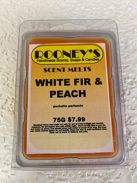 WHITE FIR & PEACH SCENT MELTS