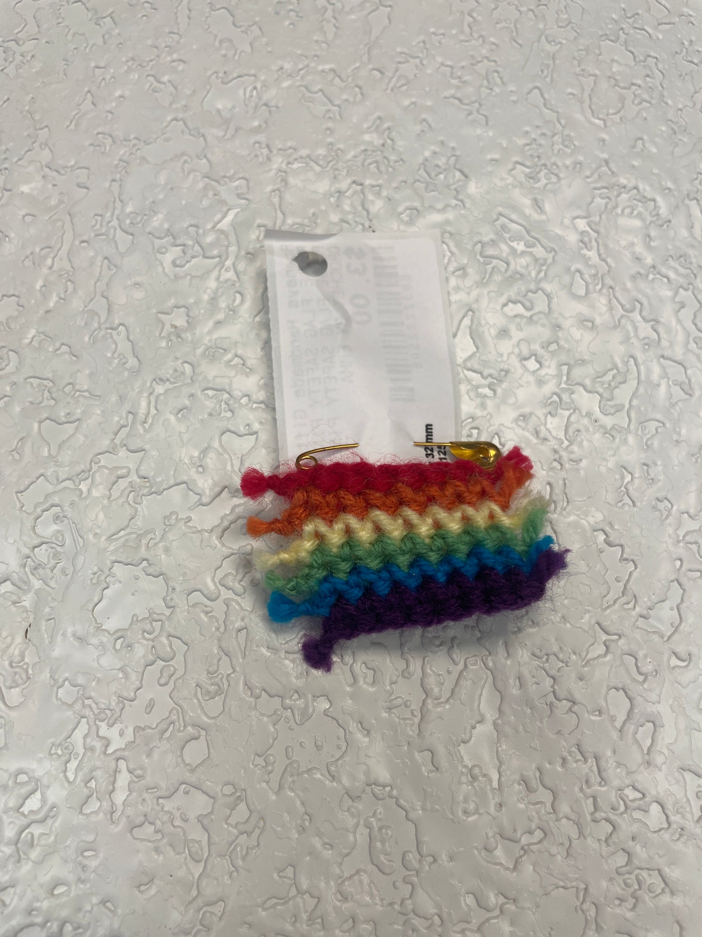 PRIDE FLAG SAFETY PIN