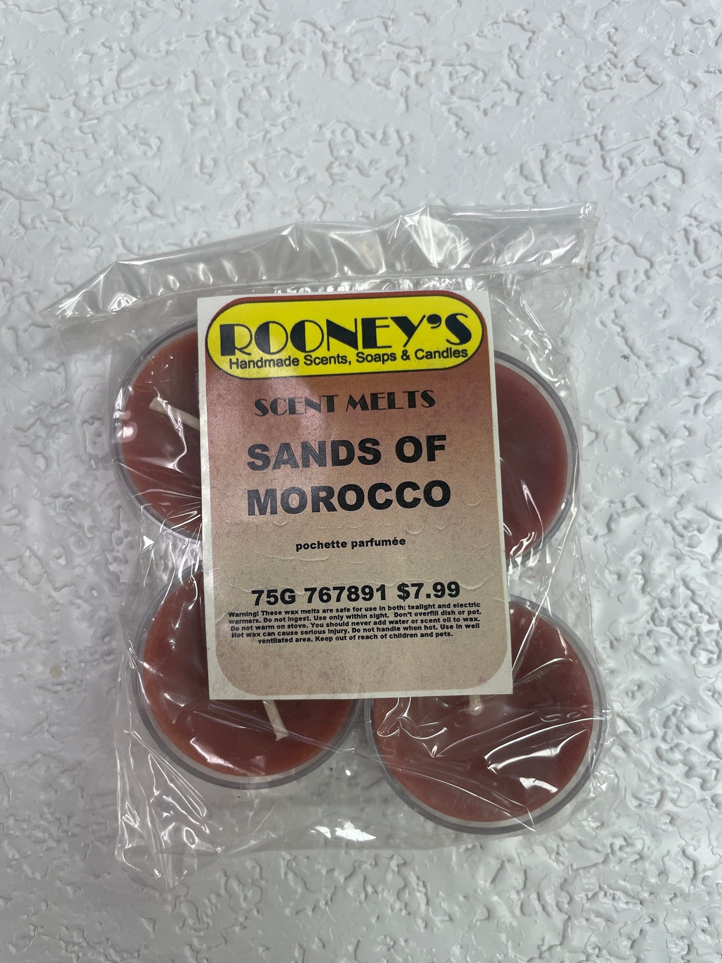 SANDS OF MOROCCO TEALIGHT CANDLES 4 PK