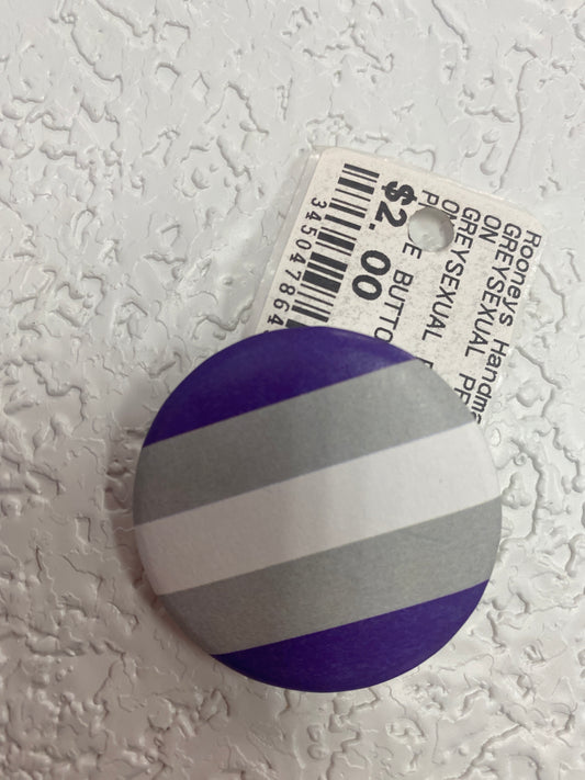 GREYSEXUAL PRIDE FLAG BUTTON