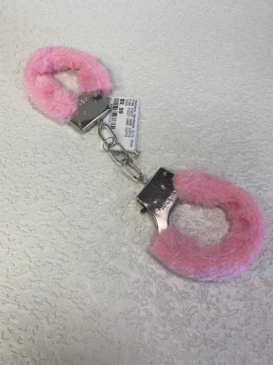 PINK FUZZY HAND CUFFS