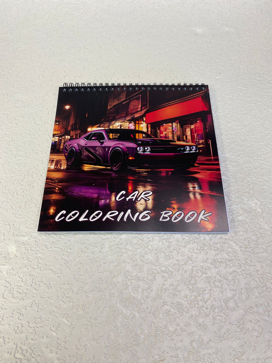 CAR COLORING BOOK