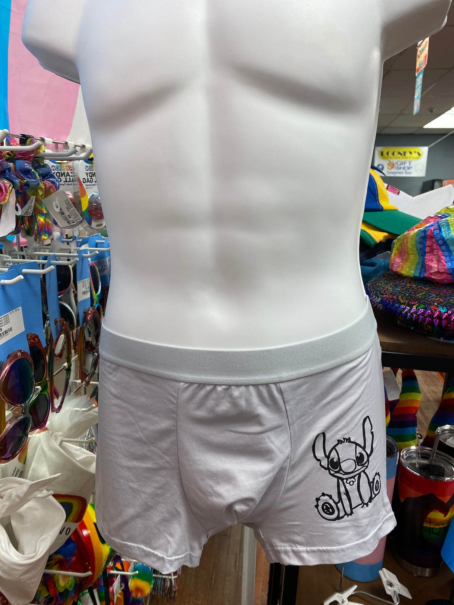 STITCH BOXER UNDERWEAR GREY