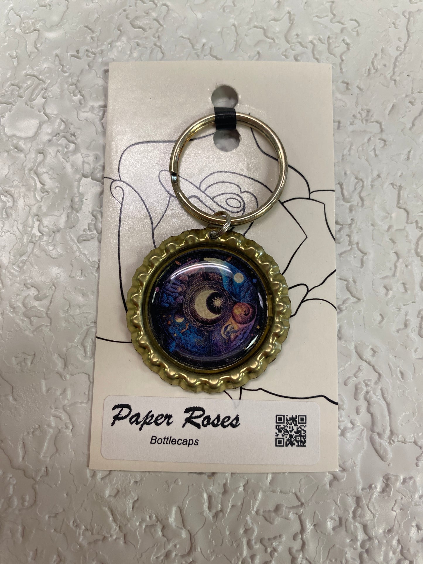 CELSEA BOTTLE CAP KEYCHAIN