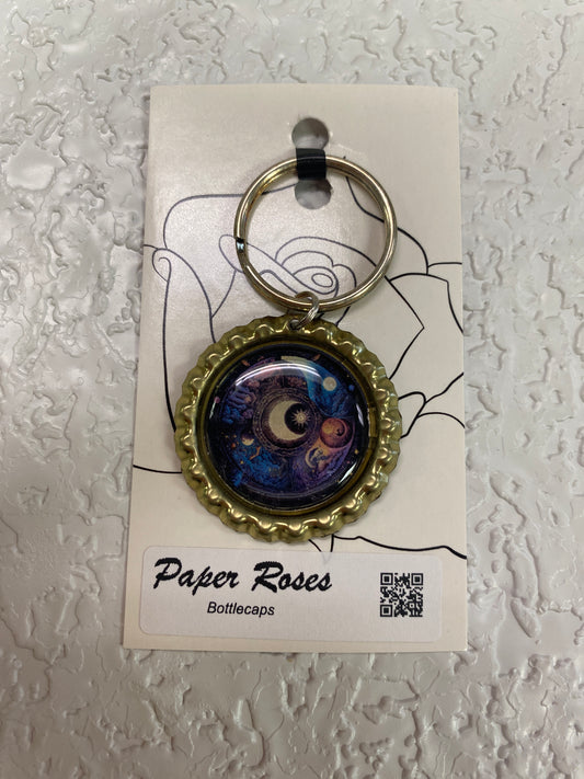 CELSEA BOTTLE CAP KEYCHAIN