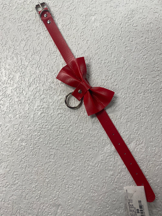 RED COLLAR BOW TIE