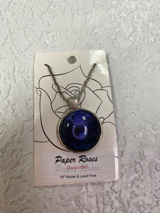SILVER TAURUS NECKLACE