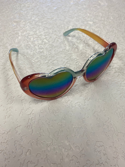 RAINBOW HEART SUN GLASSES