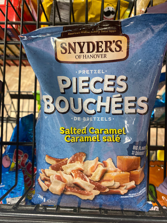 SNYDERS PRETZEL PIECES SALTED CARAMEL