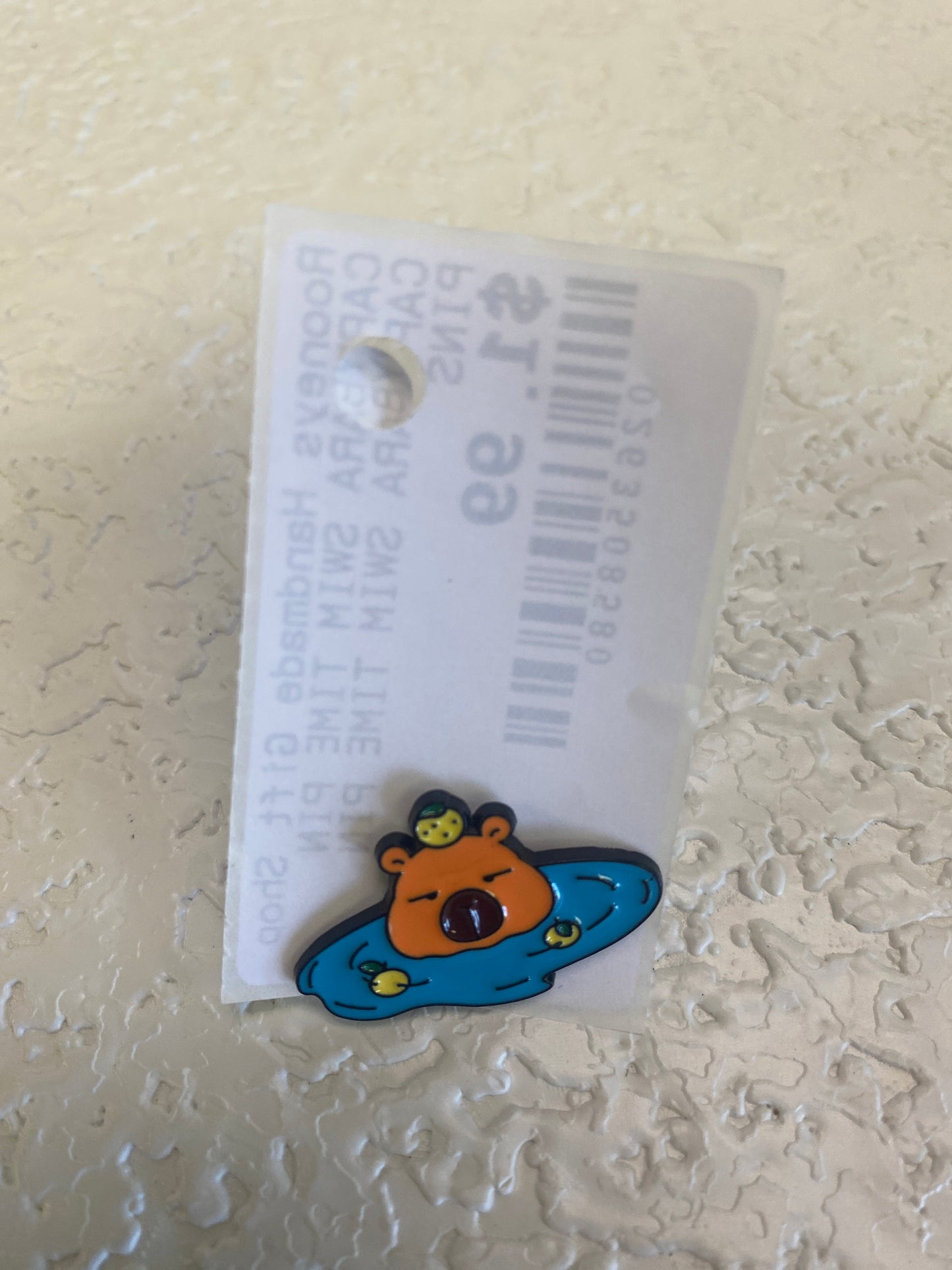 CAPYBARA SWIM TIME PIN