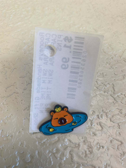 CAPYBARA SWIM TIME PIN