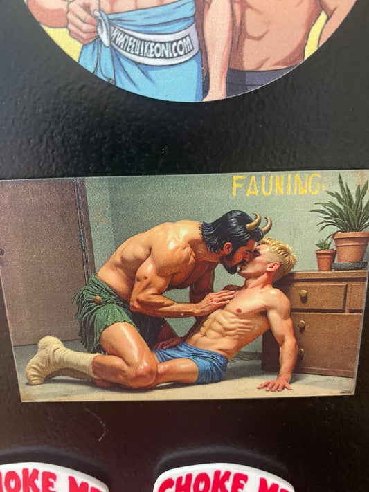 DEVIL MAN SQUARE MAGNET