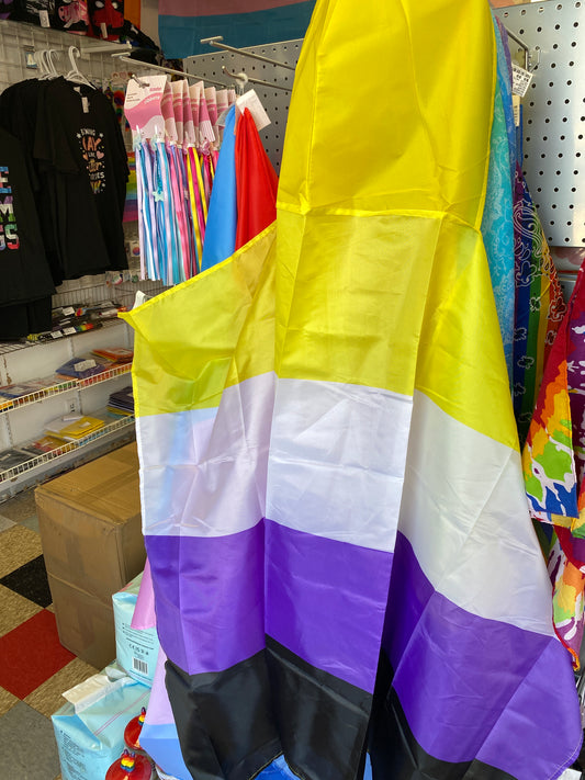 90X150CM CAPE NON BINARY PRIDE