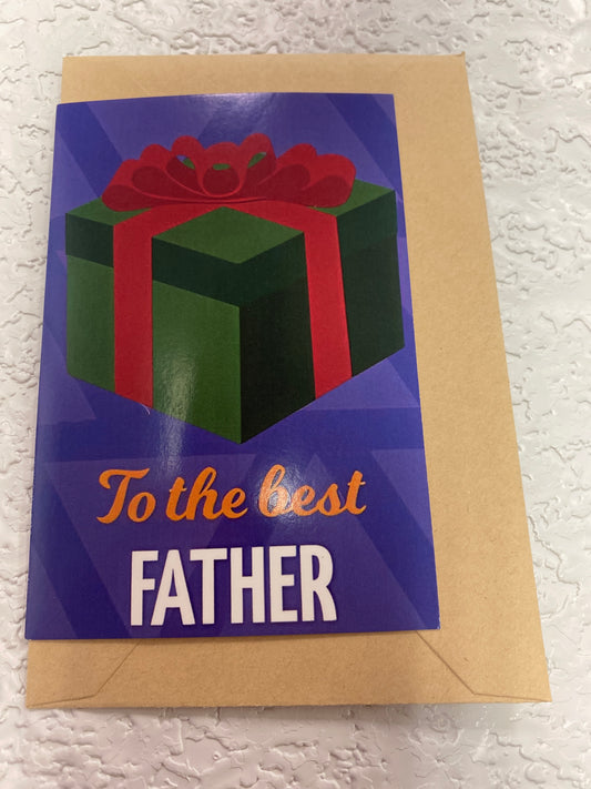 FATHERS DAY SMALL GREETING CARD