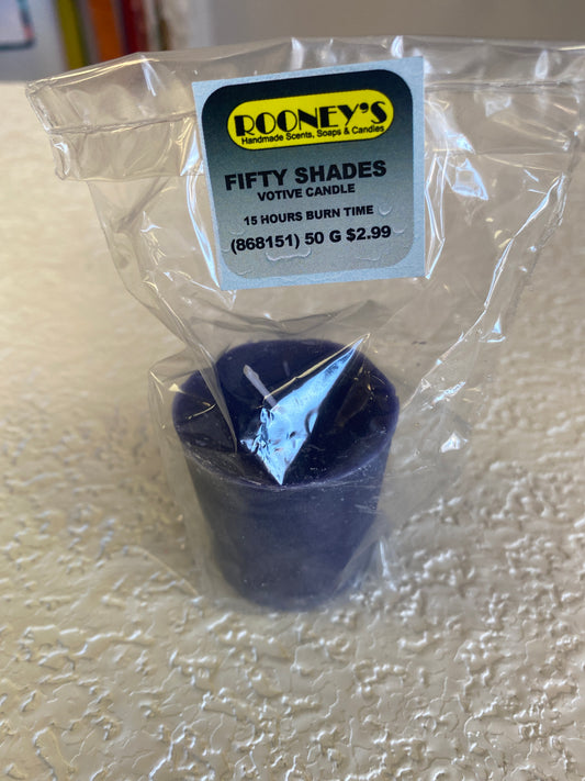 FIFTY SHADES VOTIVE CANDLE