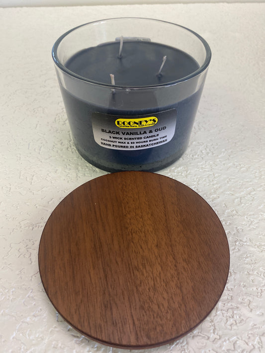 BLACK VANILLA & OUD CANDLE 350G