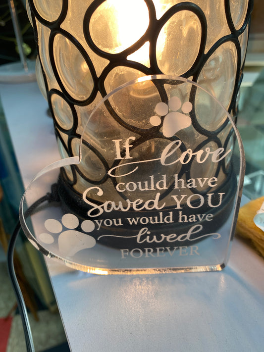 IF LOVE PET KEEPSAKE