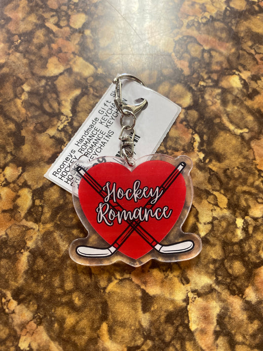 HOCKEY ROMANCE KEYCHAIN