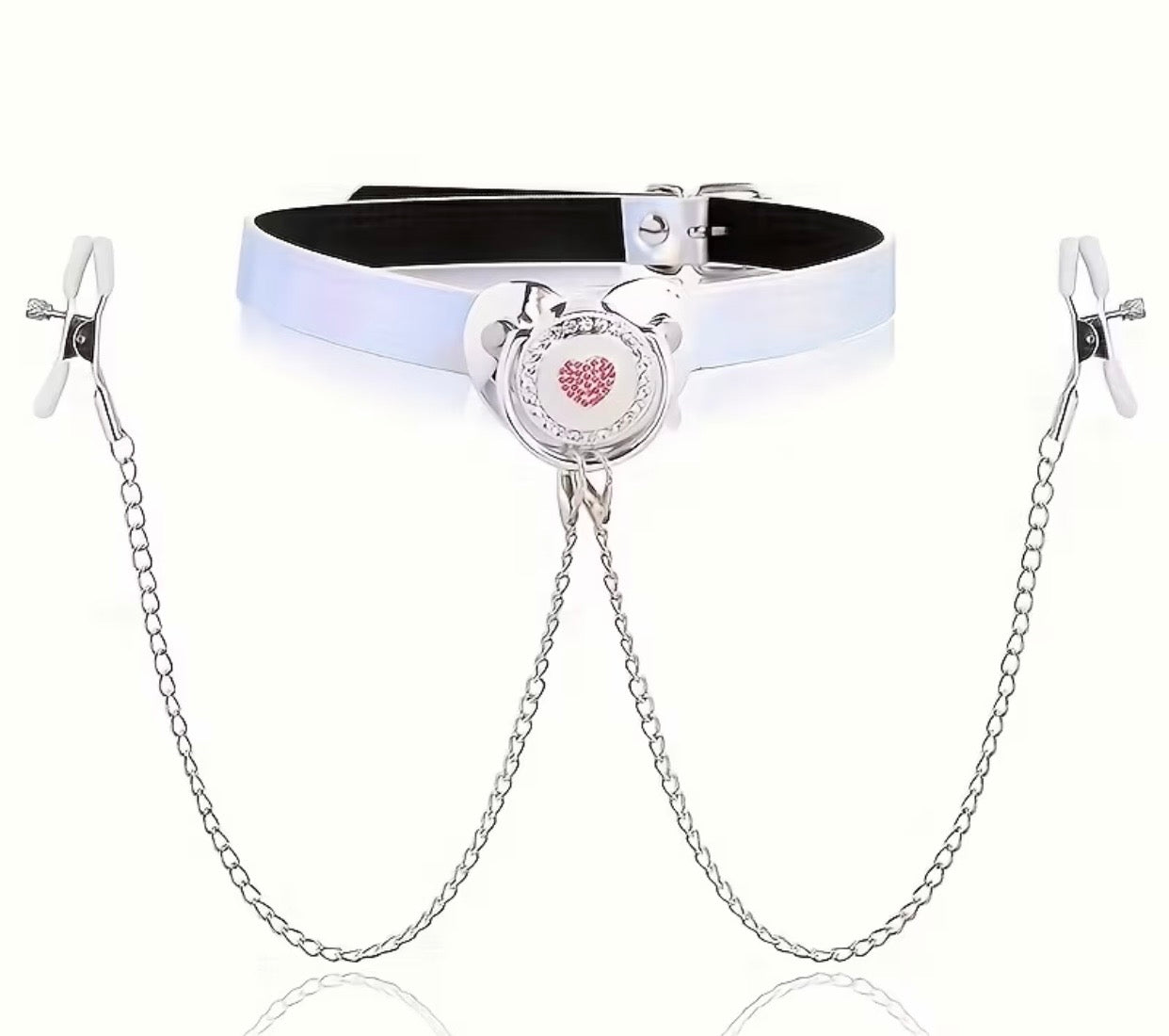 2PCS NIPPLE CLIPS & MOUTH PLUG SET