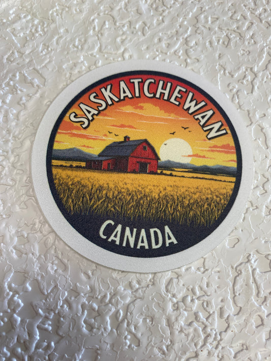 FRIDGE MAGNET SASK SUNRISE