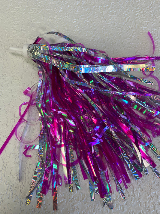 COLORFUL RUBBER BICYCLE STREAMERS