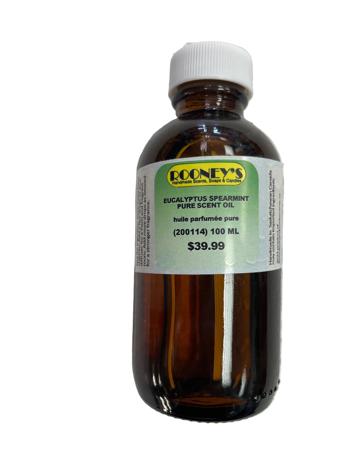 PURE SCENT OIL 132ml EUCALYPTUS SPEARMINT