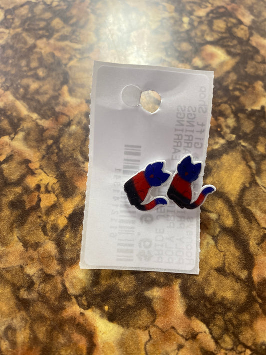 POLY PRIDE CAT EARRINGS