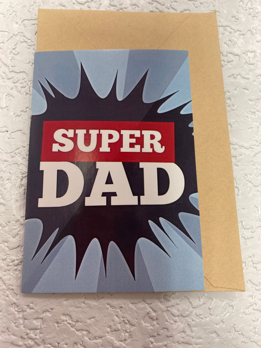 FATHERS DAY SMALL GREETING CARD