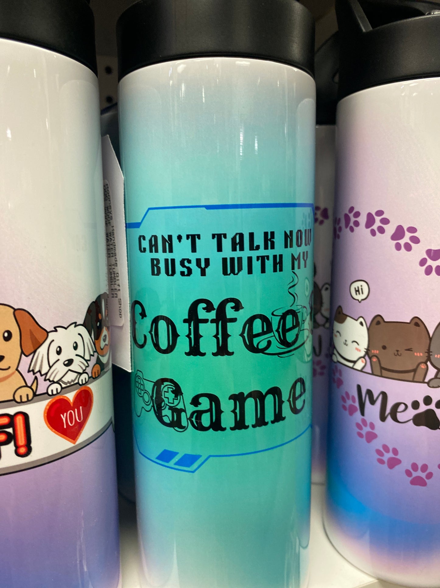 COFFEE & GAME WATER TUMBLER