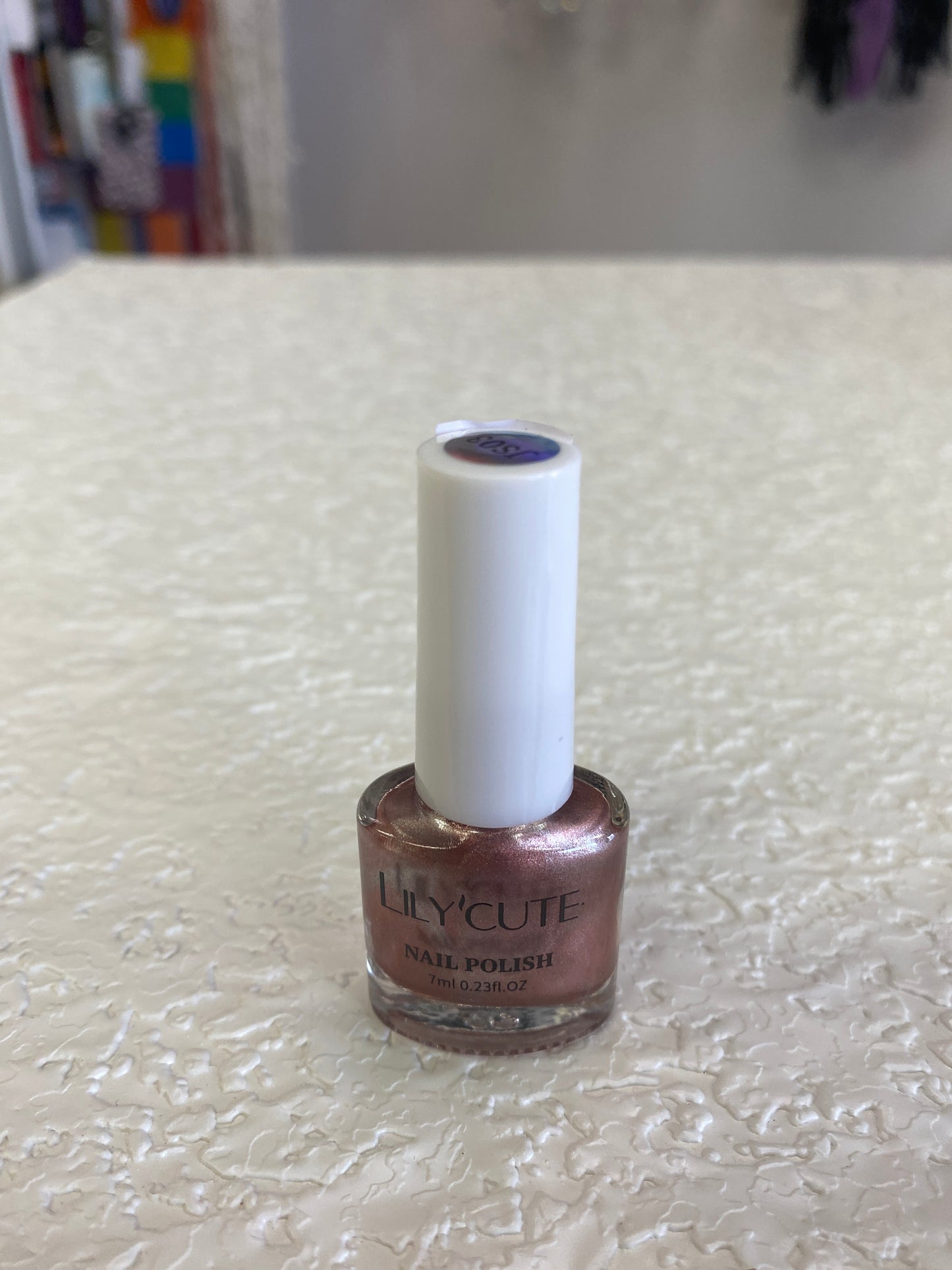 METALLIC ROSE GOLD NAIL POLISH