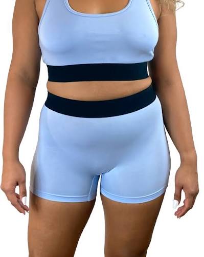 WOMENS LIGHT BLUE BOXER