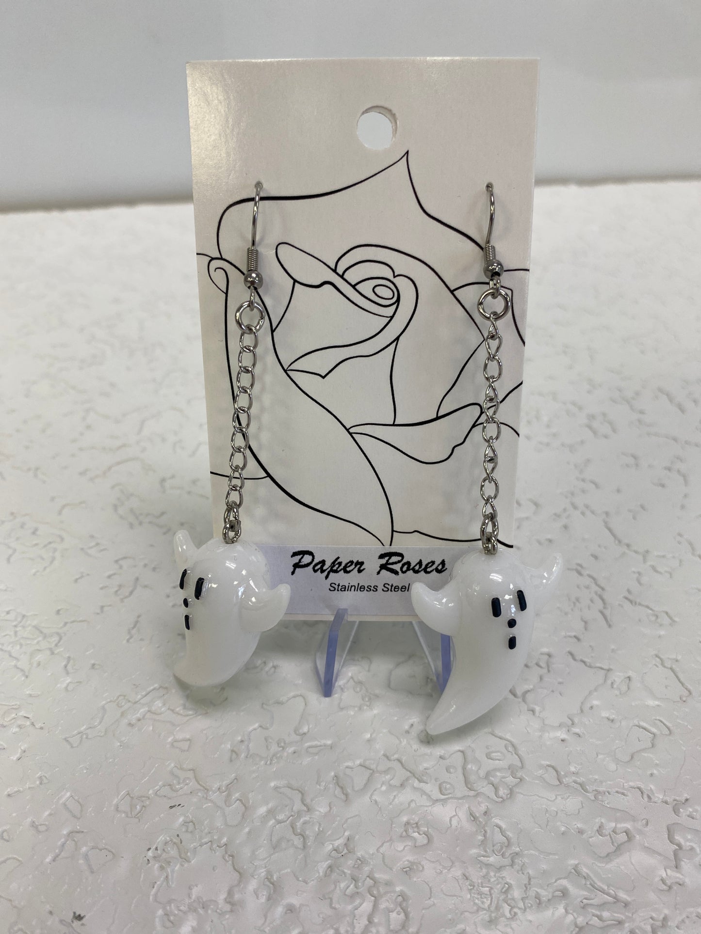 DANGING GHOST EARRINGS