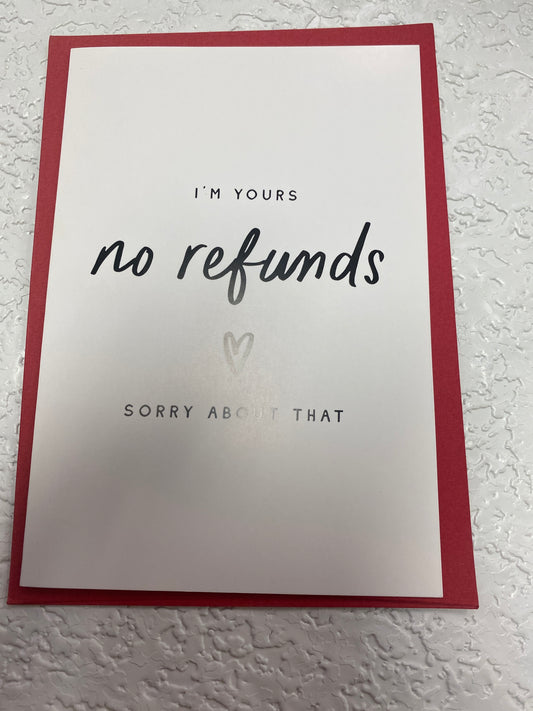 IM YOURS CARD
